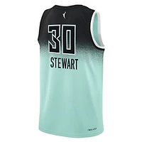 Maillot Nike Breanna Stewart New York Liberty 2021 Explorer Edition Victory Player pour jeune