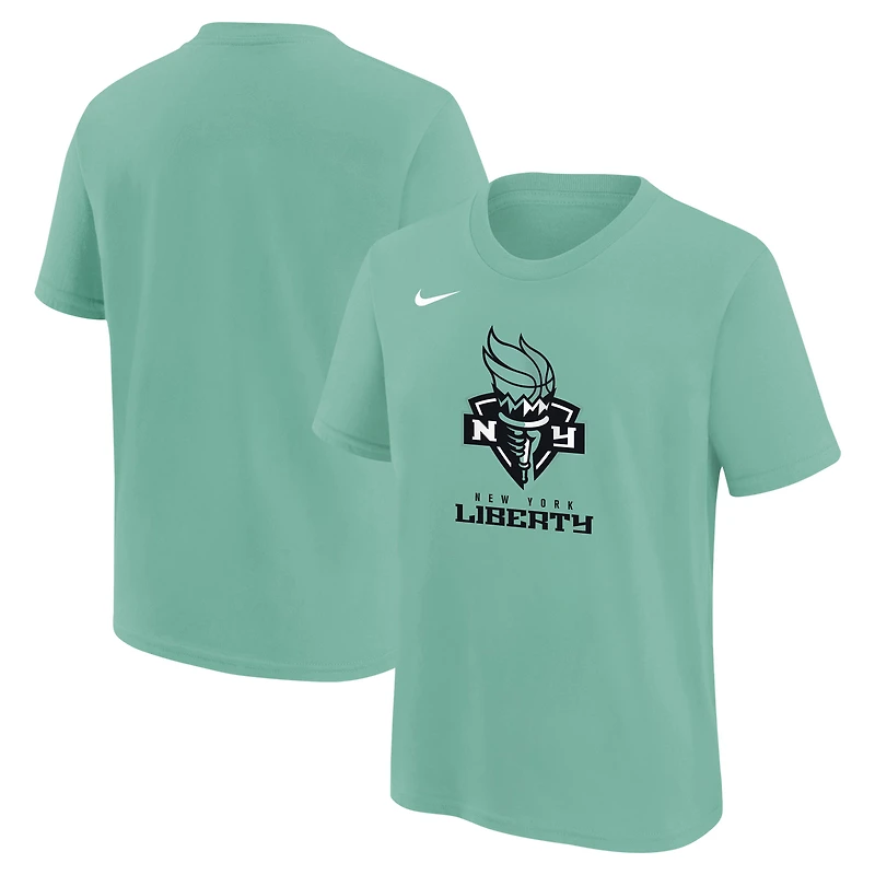 T-shirt Nike vert New York Liberty Essential avec logo pour jeune