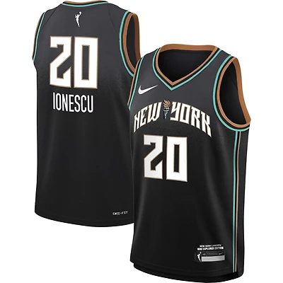 Maillot New York Liberty Swingman Player Nike Sabrina Ionescu pour jeune - Édition Rebel