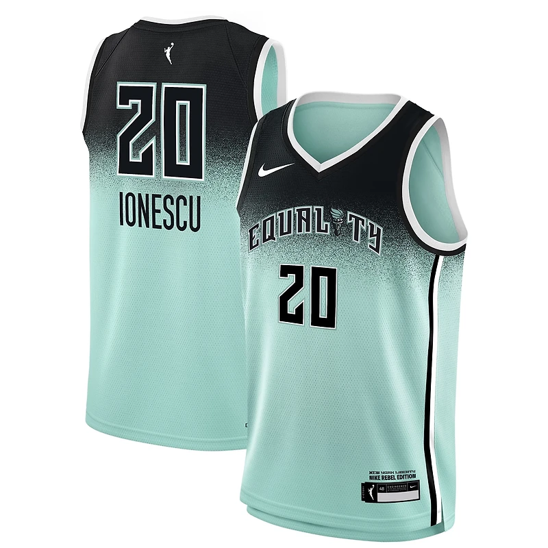 Maillot New York Liberty Swingman Player Nike Sabrina Ionescu pour jeune - Explorer Edition