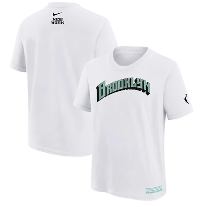 Youth Nike White New York Liberty Rebel Edition T-Shirt