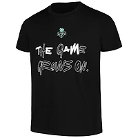 Youth round21 Breanna Stewart Black New York Liberty Player Signature Name & Number T-Shirt