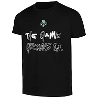Youth round21 Sabrina Ionescu Black New York Liberty Player Signature Name & Number T-Shirt