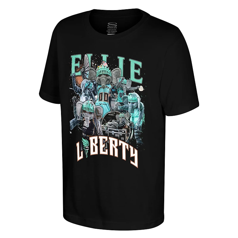 T-shirt noir Youth Stadium Essentials New York Liberty Ellie Crossroads