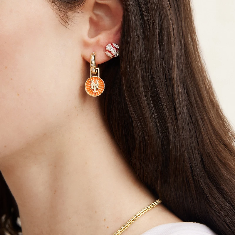 Ensemble de boucles d'oreilles créoles BaubleBar New York Mets