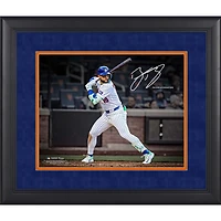 Photo encadrée avec la signature fac-similé de Bo Bichette, joueur des Mets de New York (11 x 14 pouces).
