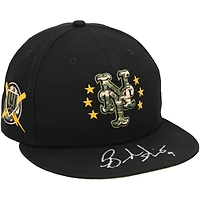 Brandon Nimmo New York Mets Autographed Game-Used Black New Era Cap from the 2024 MLB Season