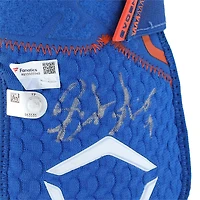 Brandon Nimmo New York Mets Autographed Game-Used Blue EvoShield Hand Guard from the 2023 MLB Season