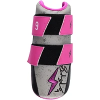 Brandon Nimmo New York Mets Autographed Game-Used Gray/Pink Bruce Bolt Elbow Guard from the 2024 MLB Season