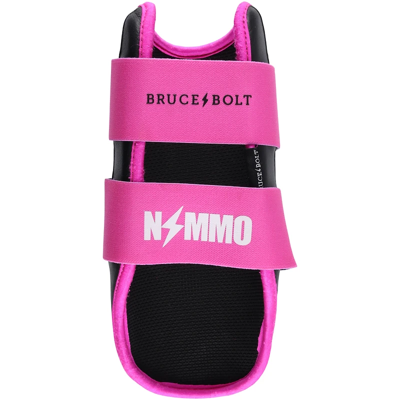 Brandon Nimmo New York Mets Autographed Game-Used Gray/Pink Bruce Bolt Elbow Guard from the 2024 MLB Season