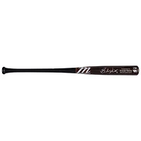 Brandon Nimmo New York Mets Autographed Player-Issued Brown/Black Marucci Bat from the 2024 MLB Season