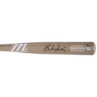 Brandon Nimmo New York Mets Autographed Player-Issued Marucci Bat from the 2024 MLB Season