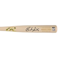 Brandon Nimmo New York Mets Autographed Player-Issued Tan Rawlings Bat from the 2024 MLB Season
