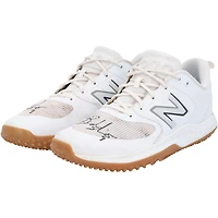 Brandon Nimmo New York Mets Autographed Player-Worn White New Balance Shoes from the 2023 MLB Season