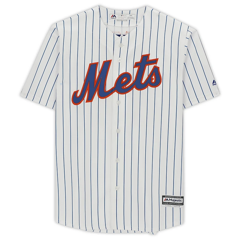Brandon Nimmo New York Mets Autographed White Nike Replica Jersey