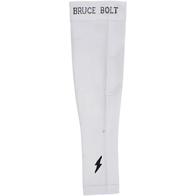 Brandon Nimmo New York Mets Game-Used White Bruce Bolt Arm Sleeve from the 2024 MLB Season