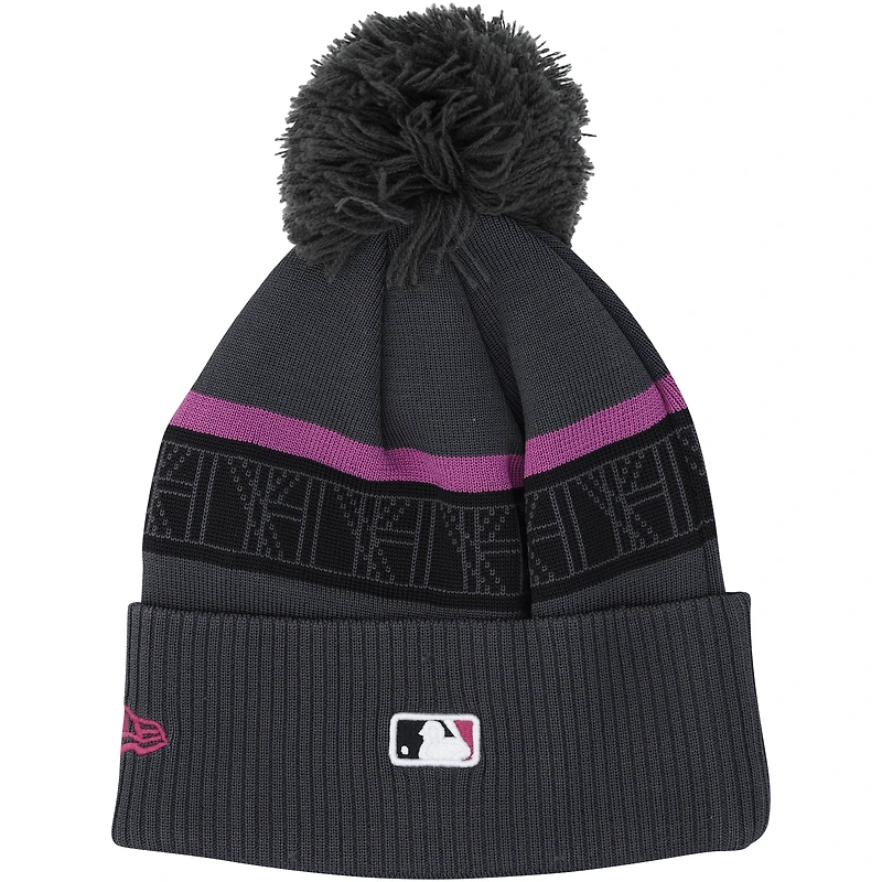 Brandon Nimmo New York Mets Player-Worn Gray Beanie from the 2024 MLB Season