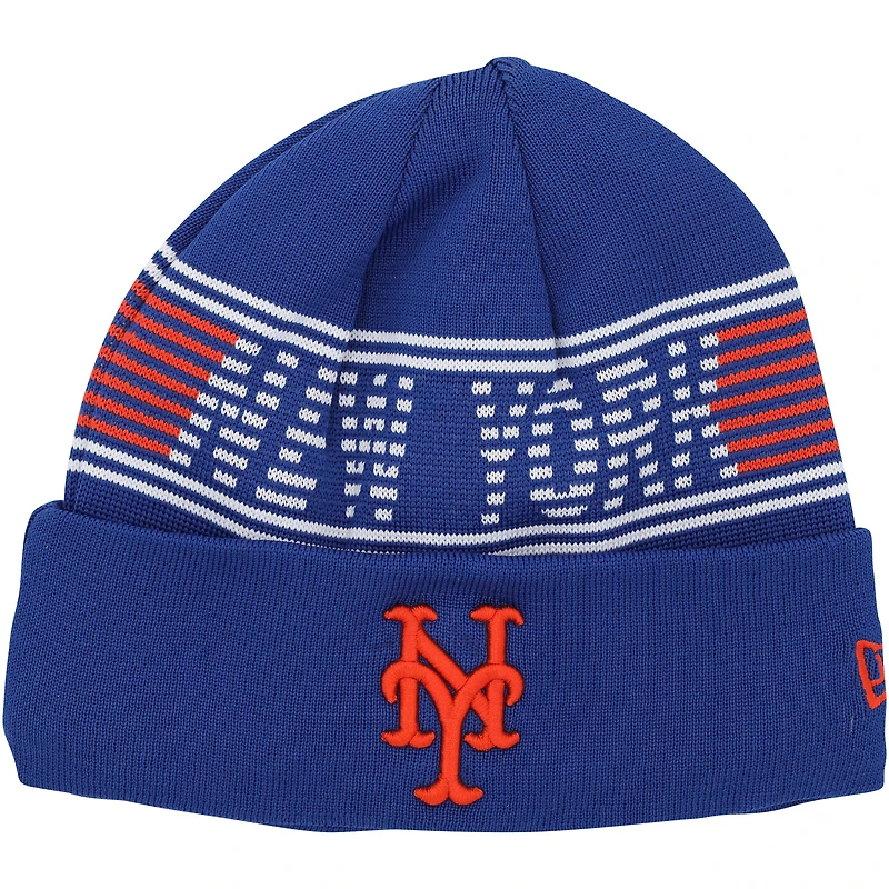 Brandon Nimmo New York Mets Player-Worn Royal Beanie from the 2024 MLB Season