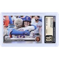 V106832 Mets Brett Baty New York Mets 2022 Topps frappe maintenant un circuit de deux points lors de sa première carrière MLB At-Bat #729 CGC Carte recrue authentifiée et vierge 10 Brett Baty UNS TPP CARTES À ÉCHANGER 45664 COLTRC CC01BB1473 #13