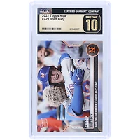 Brett Baty New York Mets 2022 Topps Now Slugs Two-Run Homer In 1st Career MLB At-Bat #729 CGC Authenticated Pristine 10 Rookie Card