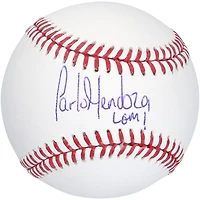 Carlos Mendoza New York Mets Autographed Baseball with "LGM!" Inscription