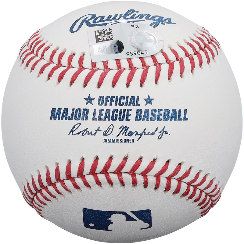 Balle de baseball autographiée par Carson Benge des Mets de New York avec inscription « 24 » (19e choix)