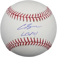 Carson Benge New York Mets Autographed Baseball with "LGM!" Inscription