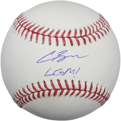 Carson Benge New York Mets Autographed Baseball with "LGM!" Inscription