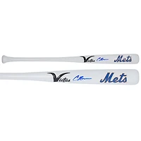 Carson Benge New York Mets Autographed Victus Team ID Mini Bat