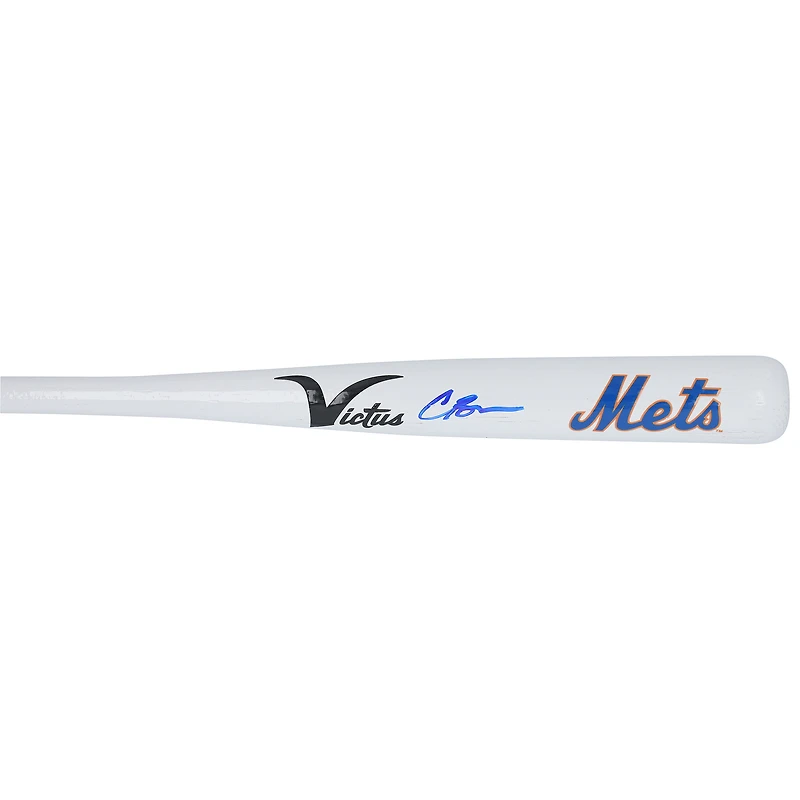 Bâton miniature Victus autographié par Carson Benge, des Mets de New York.