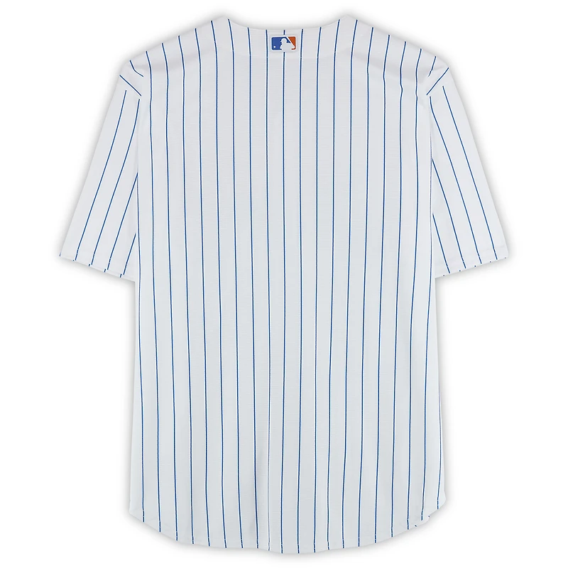 Maillot réplique blanc Nike autographié par Carson Benge (New York Mets) - Signature sur le devant
