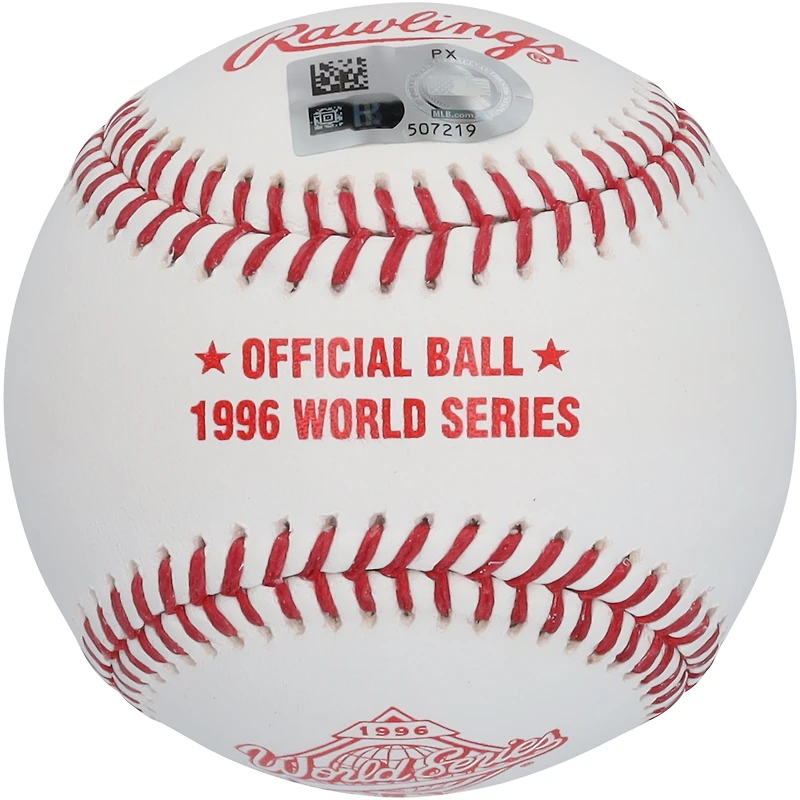 Darryl Strawberry New York Mets Autographed 1996 MLB World Series Logo Baseball with "96 WS Champs" Inscription