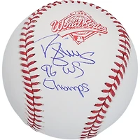 Darryl Strawberry New York Mets Autographed 1996 MLB World Series Logo Baseball with "96 WS Champs" Inscription