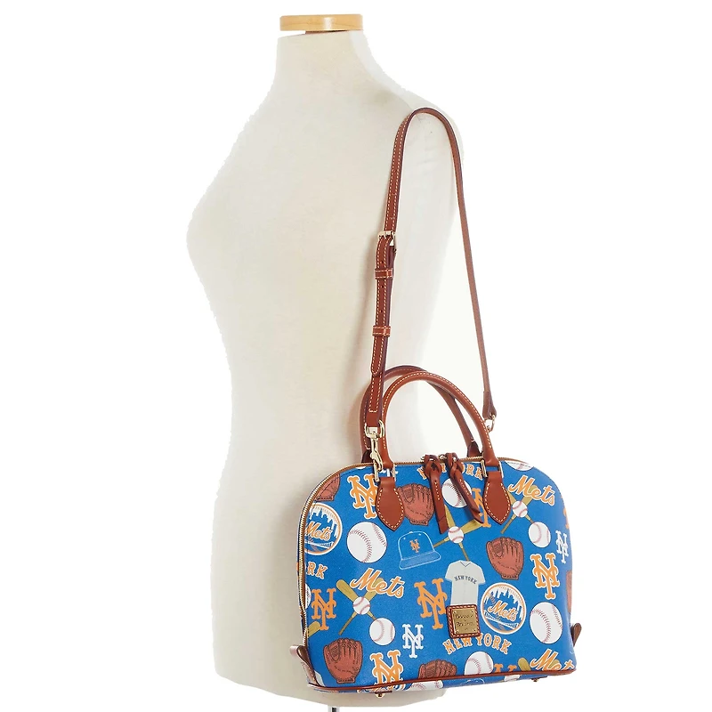 Dooney & Bourke New York Mets Game Day Zip Zip Satchel