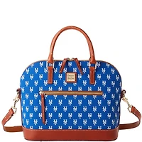 Dooney & Bourke New York Mets Signature Domed Zip Satchel Purse