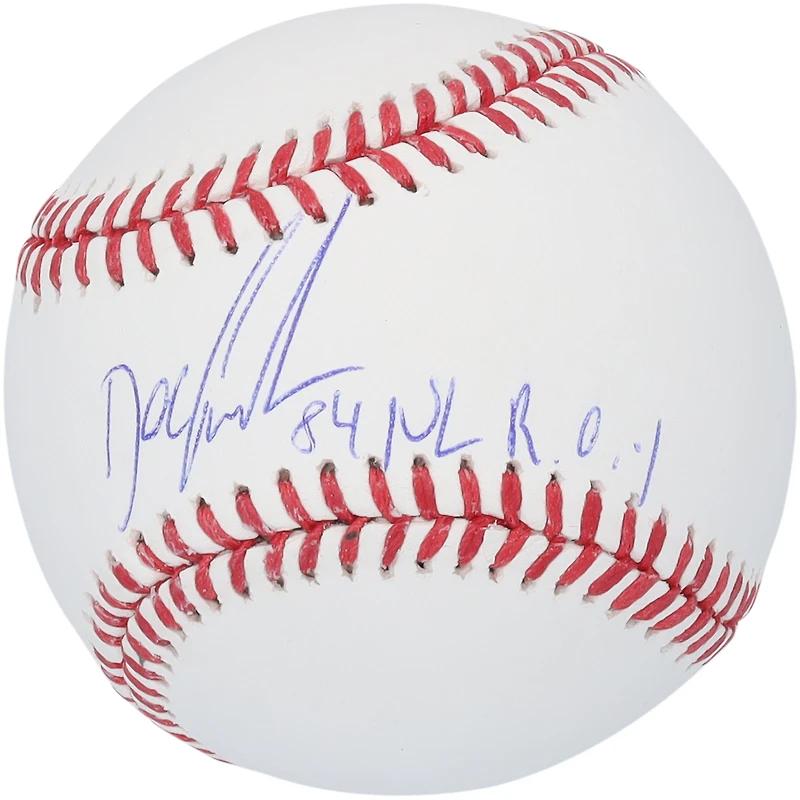 Balle de baseball autographiée par Dwight « Doc » Gooden, inscription « 84 ROY »
