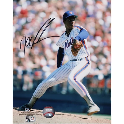 Photographie de 8" x 10" dédicacée par Dwight Gooden des Mets de New York