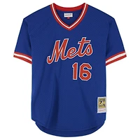 Maillot réplique autographié par Dwight Gooden des Mets de New York avec Mitchell & Ness et l'inscription "1984 NL R.O.Y."