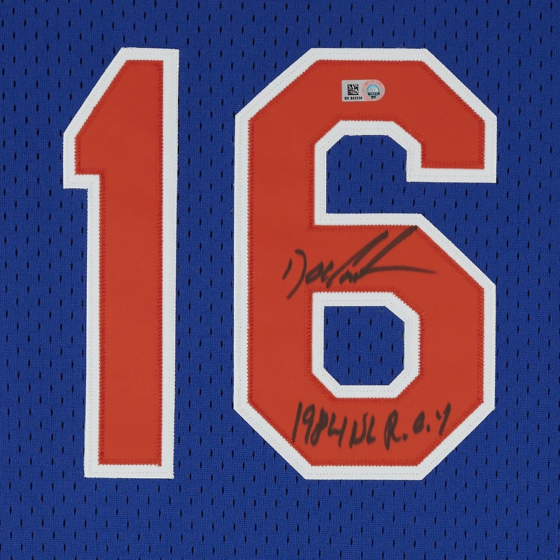 Dwight Gooden New York Mets Autographed Mitchell & Ness Replica Jersey with "1984 NL R.O.Y." Inscription