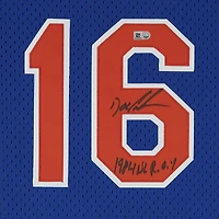 Dwight Gooden New York Mets Autographed Mitchell & Ness Replica Jersey with "1984 NL R.O.Y." Inscription