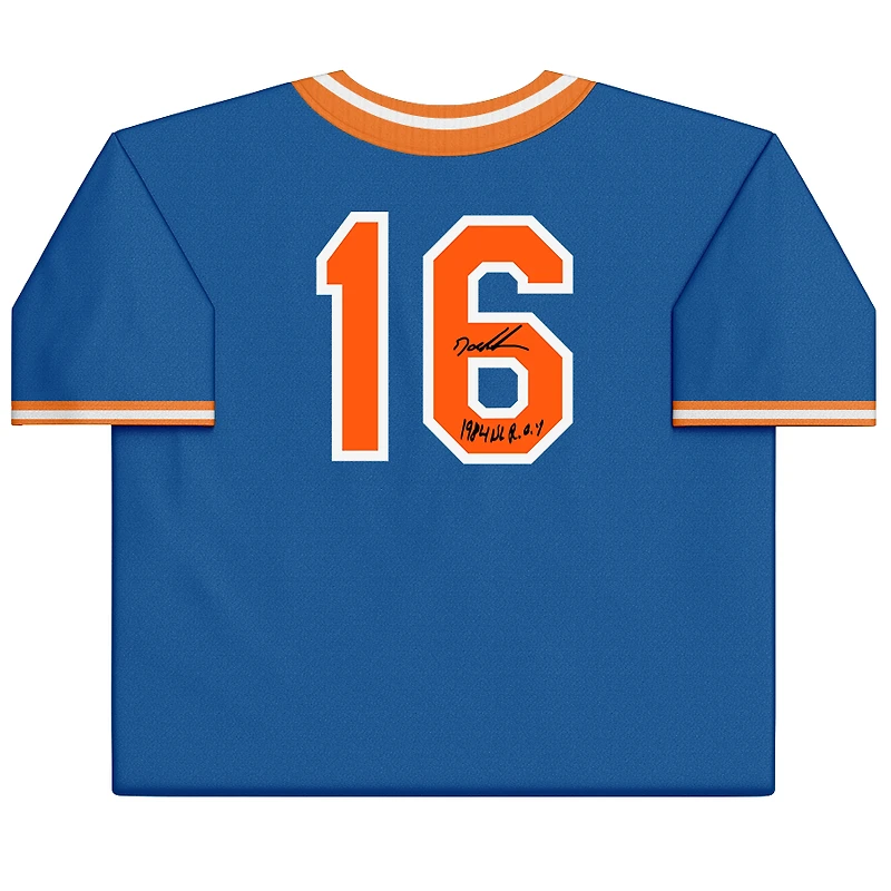 Dwight Gooden New York Mets Autographed Mitchell & Ness Replica Jersey with "1984 NL R.O.Y." Inscription