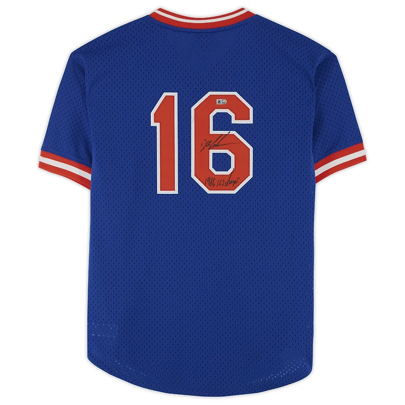 Dwight Gooden New York Mets Autographed Mitchell & Ness Replica Jersey with "1986 W.S. Champs" Inscription