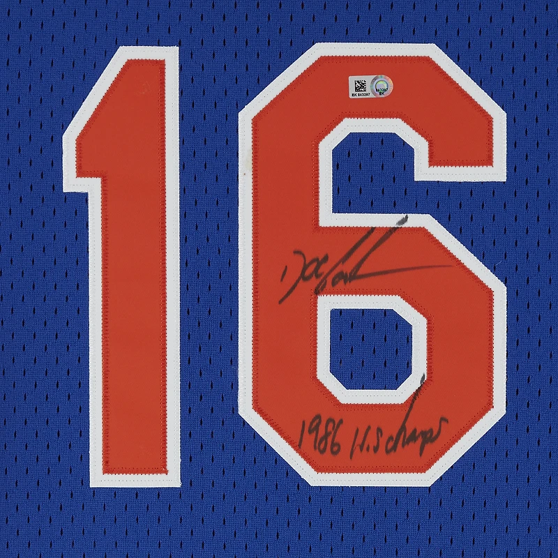 Dwight Gooden New York Mets Autographed Mitchell & Ness Replica Jersey with "1986 W.S. Champs" Inscription
