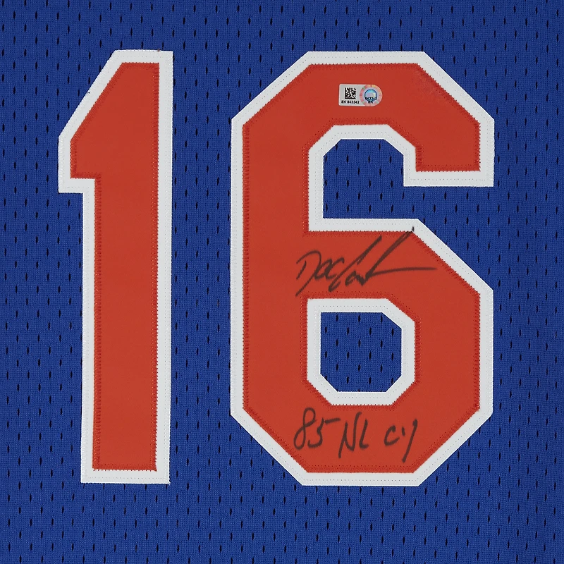 Dwight Gooden New York Mets Autographed Mitchell & Ness Replica Jersey with "85 NL Cy" Inscription