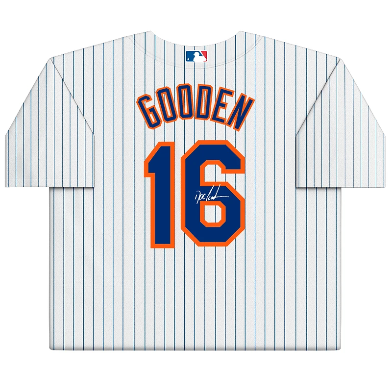Dwight Gooden New York Mets Autographed White Nike Cooperstown Collection Replica Jersey