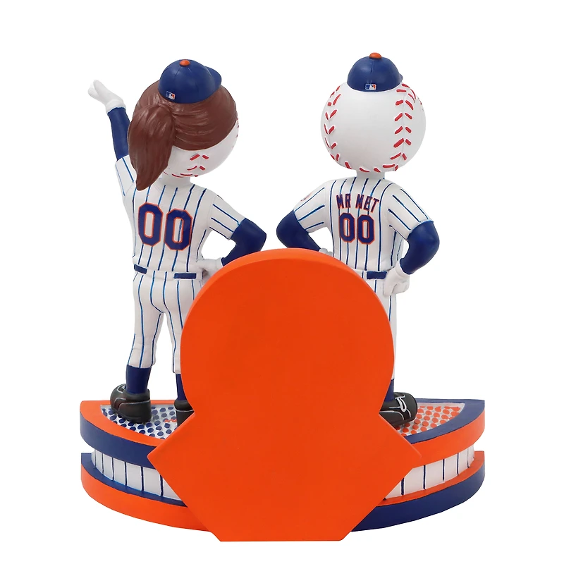 FOCO Mr. & Mrs. Met New York Mets 5" Mascot Elite Icon Bobblehead