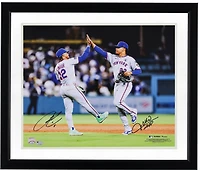 Francisco Lindor & Juan Soto New York Mets Autographed 16" x 20" Celebration Photograph