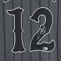 Francisco Lindor New York Mets Autographed Black Nike City Connect Limited Jersey  