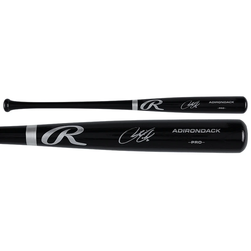 Batte Rawlings Pro noire autographiée par Francisco Lindor, des Mets de New York