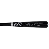 Batte de baseball Rawlings Pro noire autographiée par Francisco Lindor, des Mets de New York, avec inscription « LGM ! »